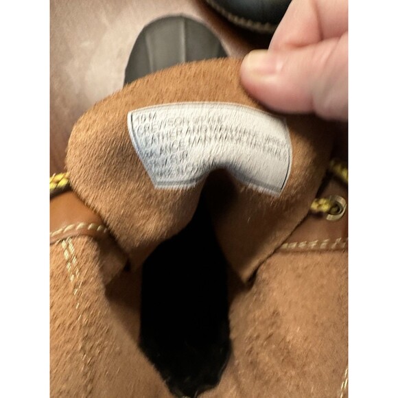 Men's Clarks Steel Shanks Crewson Leather Winter Waterproof Snow Duck Boots 10M - Picture 2 of 15